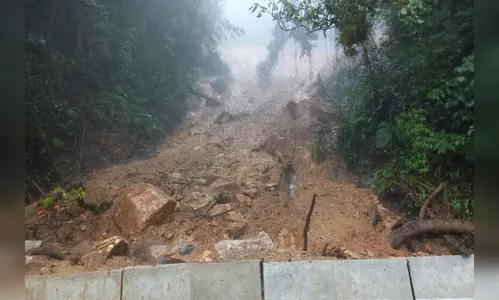 Estrada da Graciosa é bloqueada devido ao excesso de chuvas