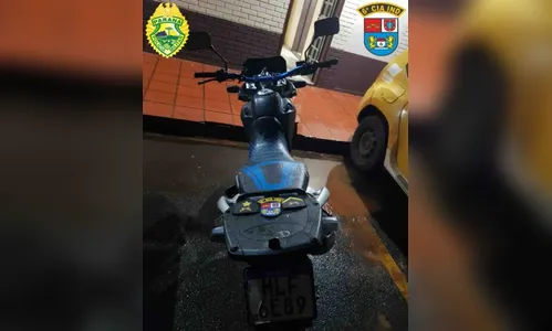 Moto de Paranavaí com alerta de furto é recuperada no Vale do Ivaí