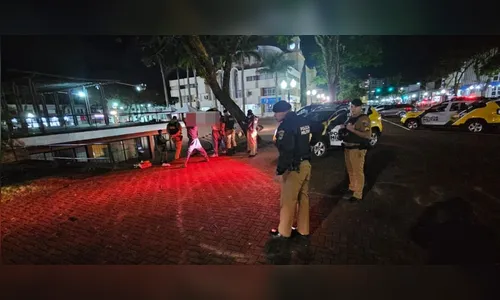 PM de Apucarana aborda 40 pessoas durante a noite de quinta-feira