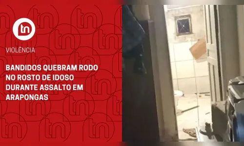 Bandidos quebram rodo no rosto de idoso durante assalto em Arapongas