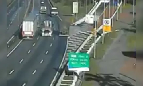 Área de escape salva vida de mais um caminhoneiro; veja o vídeo