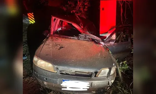 Motorista de 20 anos morre após sair da pista e bater em poste