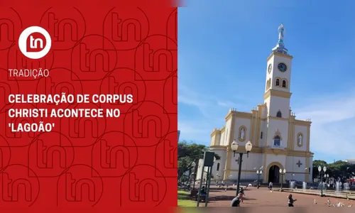 Celebração de Corpus Christi acontece no 'Lagoão'