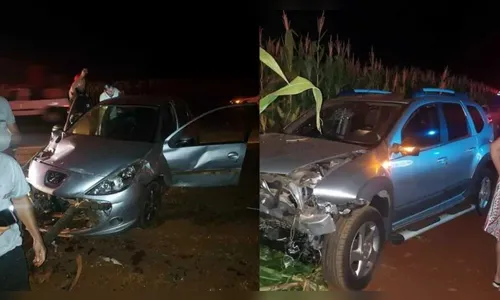 Tripla colisão deixa sete pessoas feridas no Paraná
