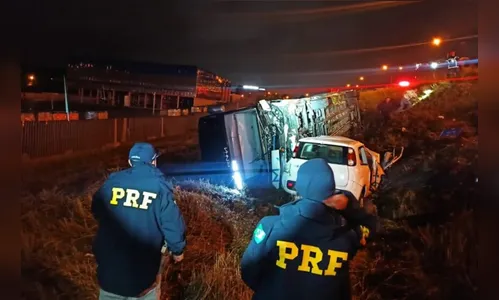 Duas pessoas morrem em grave colisão entre ônibus e carro na BR-116