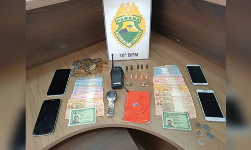 PM flagra ponto de venda de drogas no Jardim Marissol em Apucarana