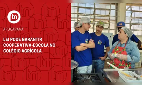 Lei pode garantir cooperativa-escola no Colégio Agrícola