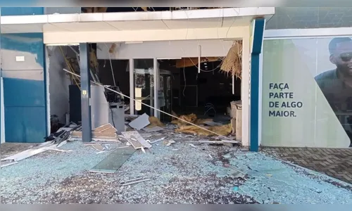 Criminosos explodem agência bancária no Norte Pioneiro do Paraná