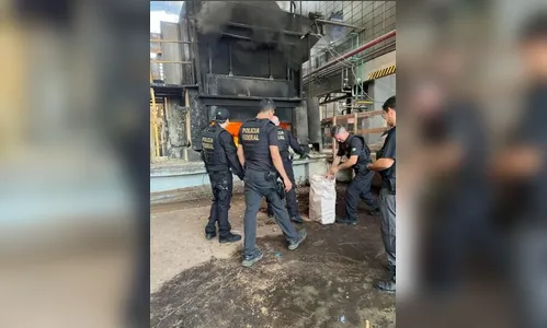 Polícia Federal incinera mais de 500 quilos de cocaína em Maringá