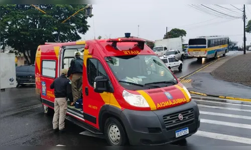 Idosa de 81 anos é atropelada por caminhonete no Jardim Ponta Grossa
