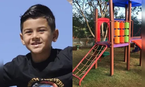 Menino de 7 anos morre ao cair de playground dentro de escola