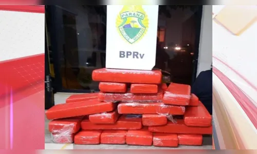 Passageira de ônibus é presa com quase 18 Kg de maconha em Rolândia