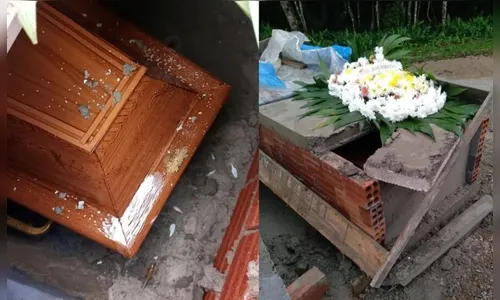 Idoso tem túmulo violado um dia após ser enterrado no Paraná
