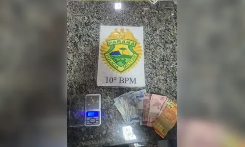 Homem é preso após ser flagrado com pedras de crack em Apucarana