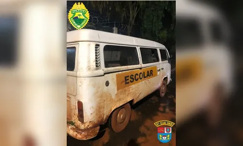 Polícia Militar recupera Kombi Escolar furtada em São João do Ivaí