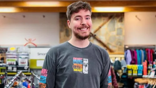 O youtuber mais seguido do mundo, MrBeast