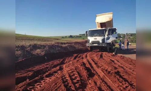 São João do Ivaí inicia revitalização da entrada do distrito de Luar