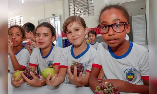 Cardápios da merenda escolar para o mês de junho estão disponíveis