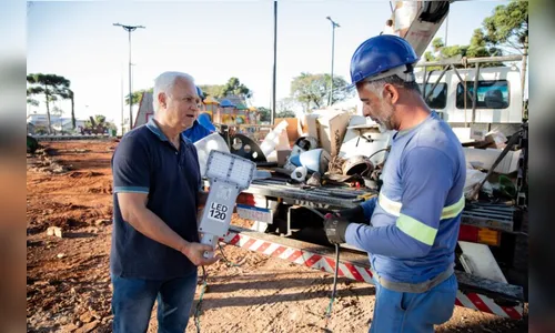 Revitalização garante iluminação LED à Praça do Clube 28