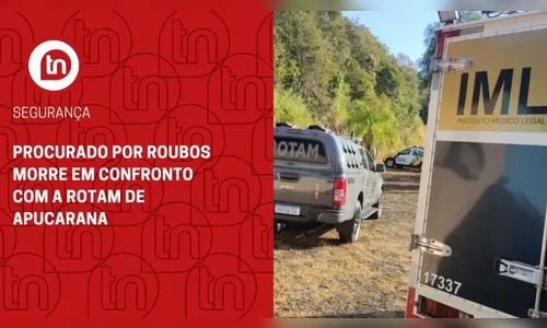 Procurado por roubos morre em confronto com a Rotam de Apucarana