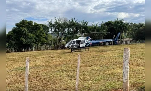 Trabalhadores ficam feridos após descarga elétrica em Jandaia do Sul