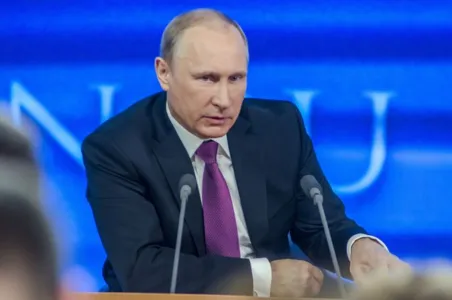 presidente da Rússia, Vladimir Putin, fez um discurso à nação neste sábado (24)