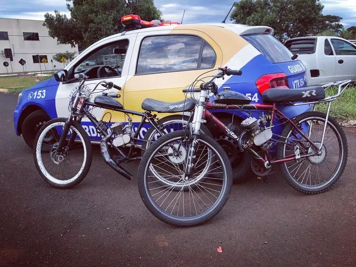 Bicicletas foram apreendidas pela Guarda Municipal