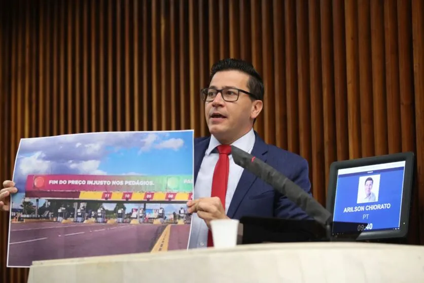 Deputado Arilson Chiorato coordena os trabalhos da Frente Parlamentar sobre o Pedágio