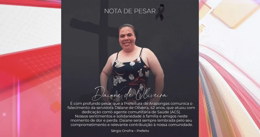 Não se sabe a causa da morte de Daiane