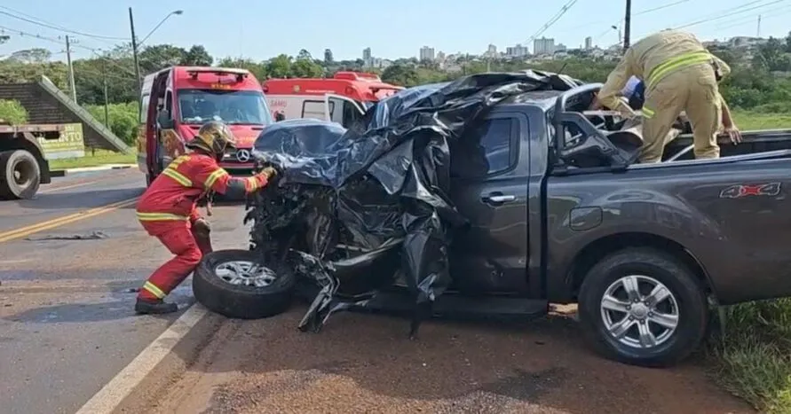 A batida foi em Campo Mourão, no centro oeste