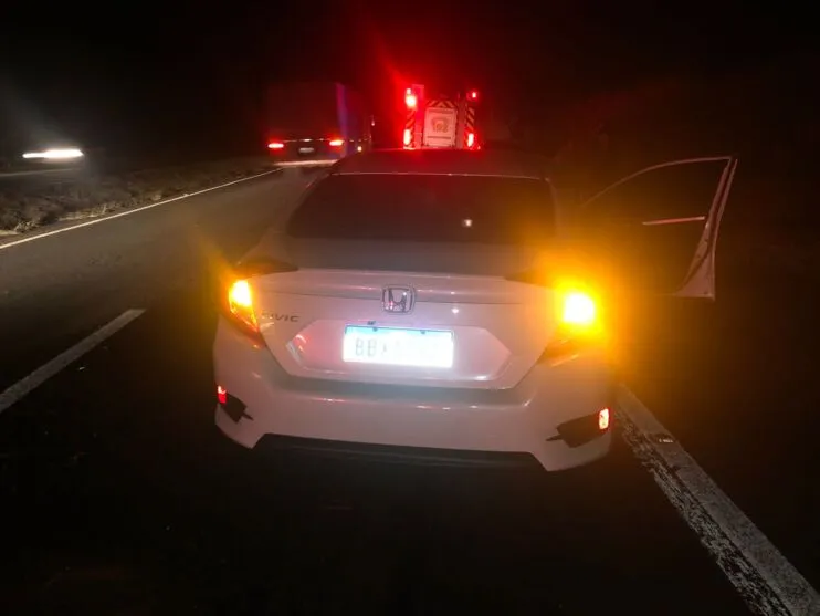 Acidente envolveu um Honda Civic e um Citroën no final da noite desta sexta-feira