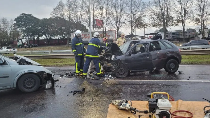 Acidente ocorreu na saída de Apucarana para Arapongas, na BR-369