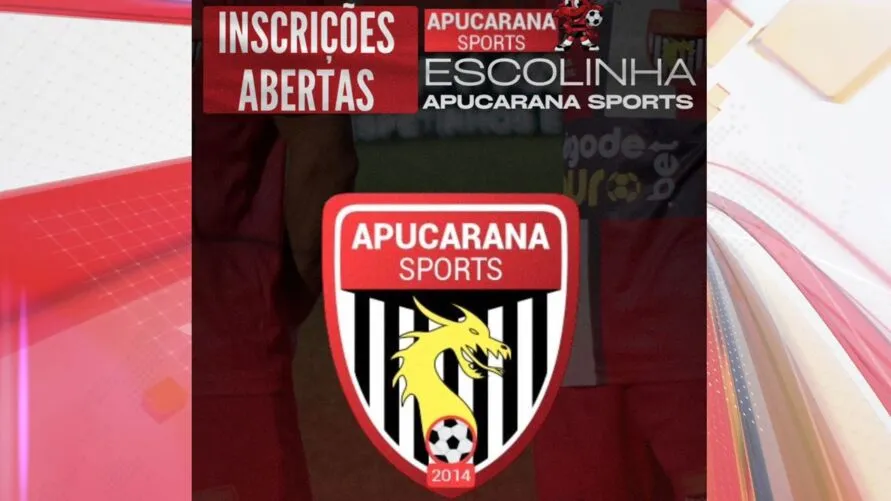 Apucarana Sports abriu inscrições para escolinha de futebol