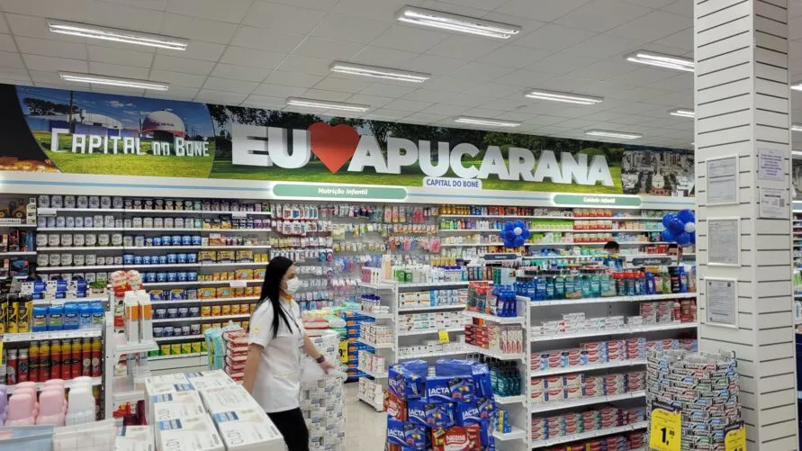 Apucarana tem 59 farmácias, segundo a Acia