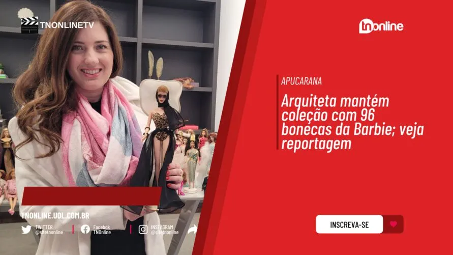 Arquiteta mantém coleção com 96 bonecas da Barbie; assista