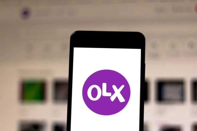 Celular estava anunciado na OLX