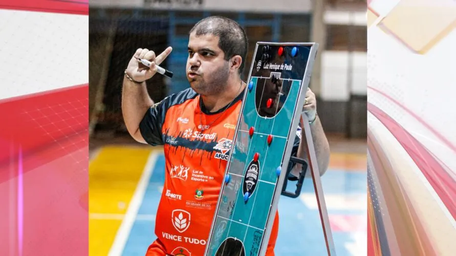 Luiz Henrique de Paula, novo treinador do Apucarana Futsal