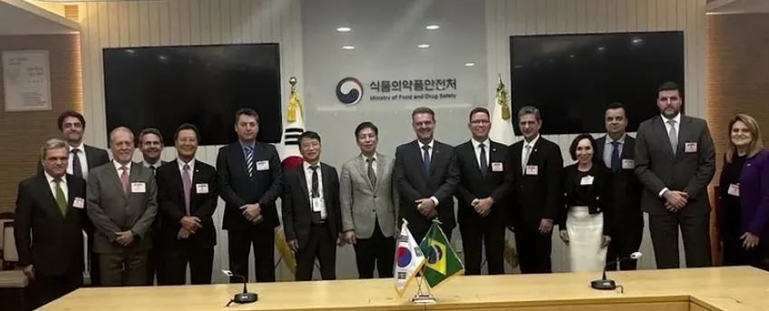 Missão brasileira durante reunião na Coreia do Sul
