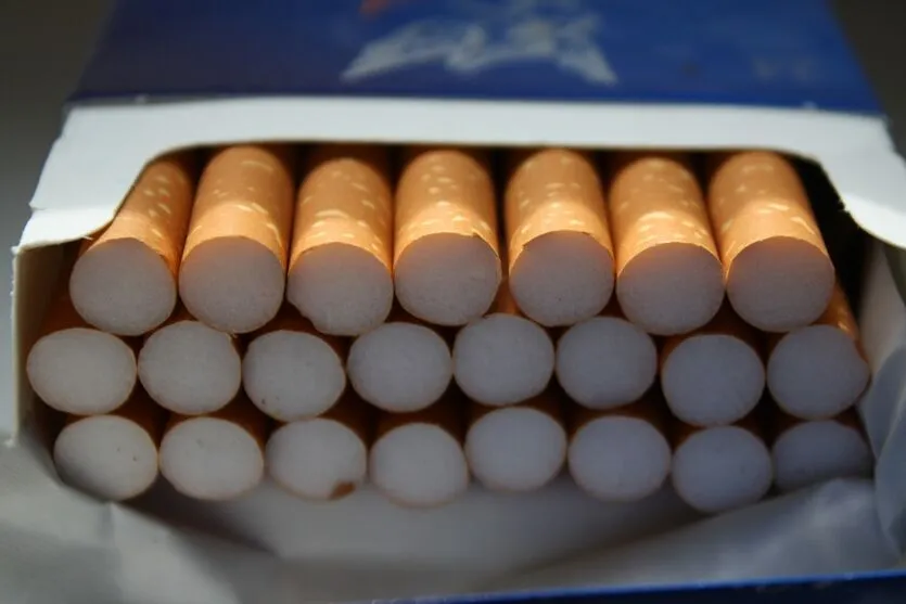 Muitos maços de cigarros foram retidos na ação