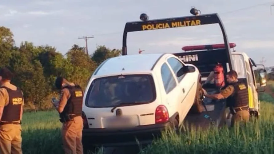 O carro foi localizado pelo proprietário, que é de Marumbi