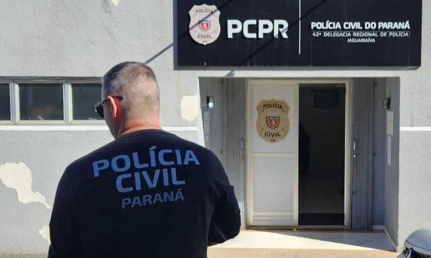 Polícia Civil fez protesto contra mudança na carreira