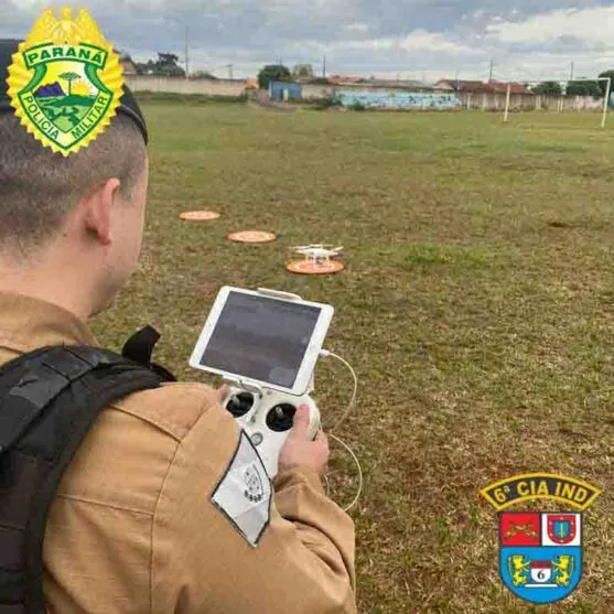 Policiais militares da 6ª CIPM participam de Curso de drones