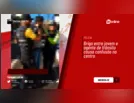 Briga entre jovem e agente de trânsito causa confusão no centro