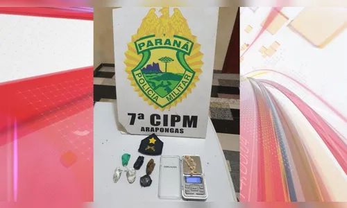 Homem é preso com crack e maconha em Arapongas