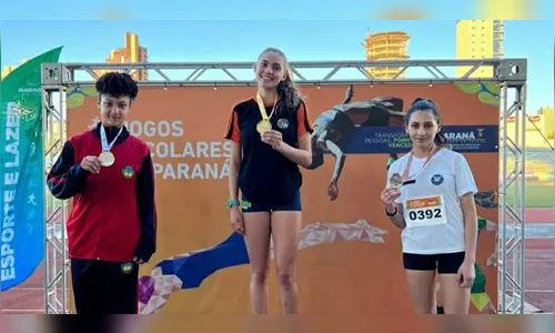 Jovem atleta apucaranense se destaca na fase final dos Jeps em Maringá