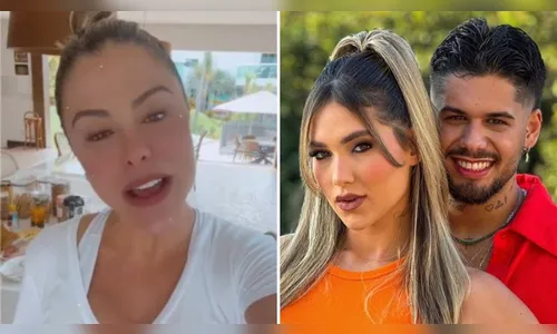 Poliana Rocha se decepciona com Zé Felipe e Virgínia: 