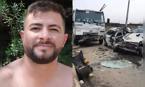 Frentista morre ao bater de frente contra caminhão; amigos lamentam