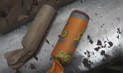 Caseiro solta bombinhas para espantar invasores de pesqueiro