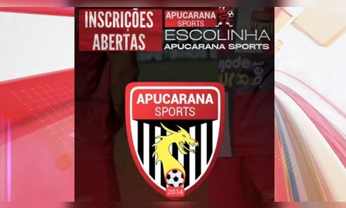 Apucarana Sports abre inscrições para escolinha de futebol; saiba mais