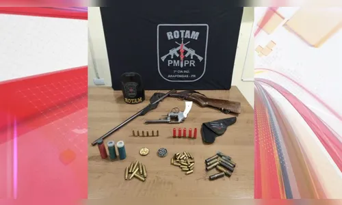 Festa junina acaba com homem preso e armas apreendidas em Arapongas